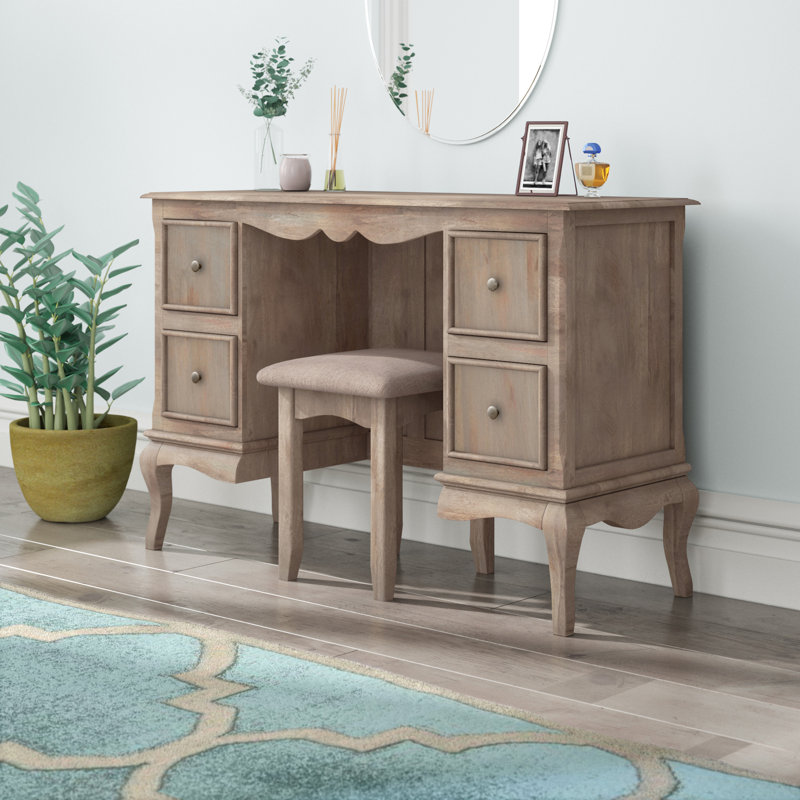 Hazelwood Home Bridgette Dressing Table Wayfair.co.uk